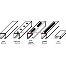 Matériaux métalliques de construction Steel Struct Channel Roll formant la machine de production Singpore